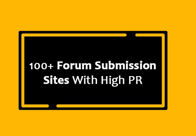 Forum Submission Sites