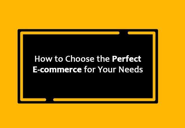 choose perfect e-commerce