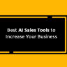 AI Sales Tools
