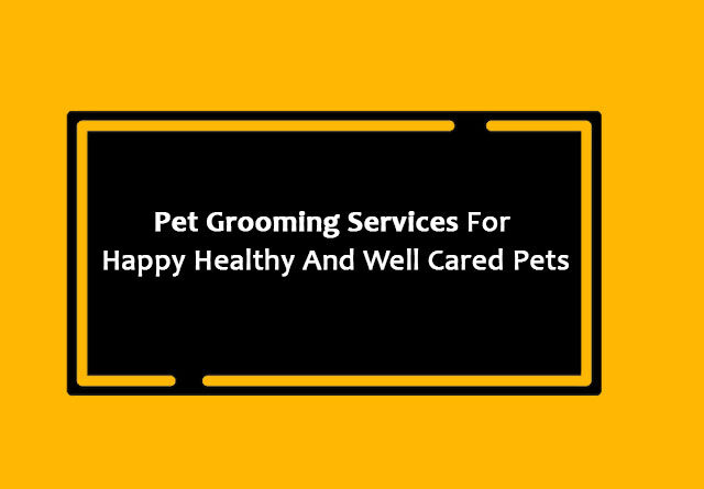 Pet Grooming Services