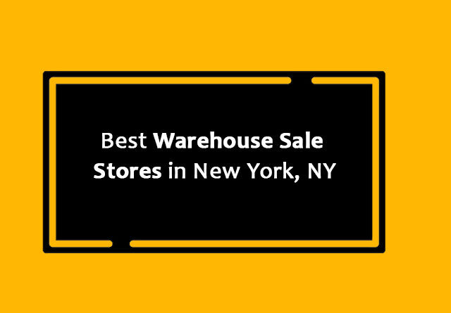 Top 10 Best Warehouse Sale Stores in New York, NY