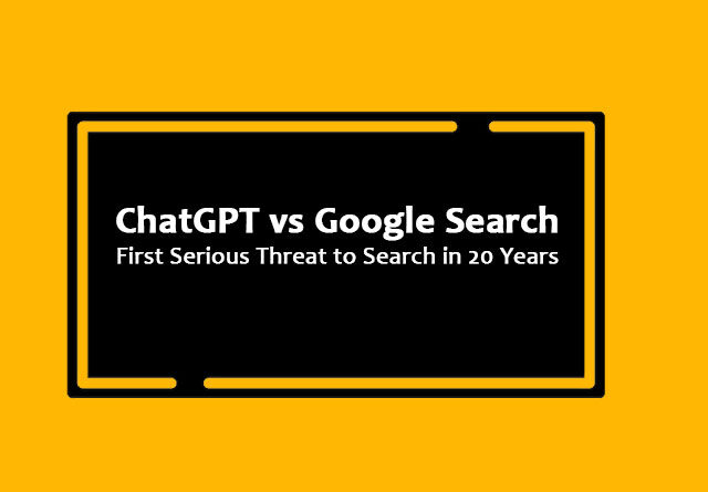 ChatGPT vs Google Search