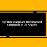 Top Web Design and Development Companies in Los Angeles