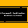 Cybersecurity Best Practices for Small Businesses