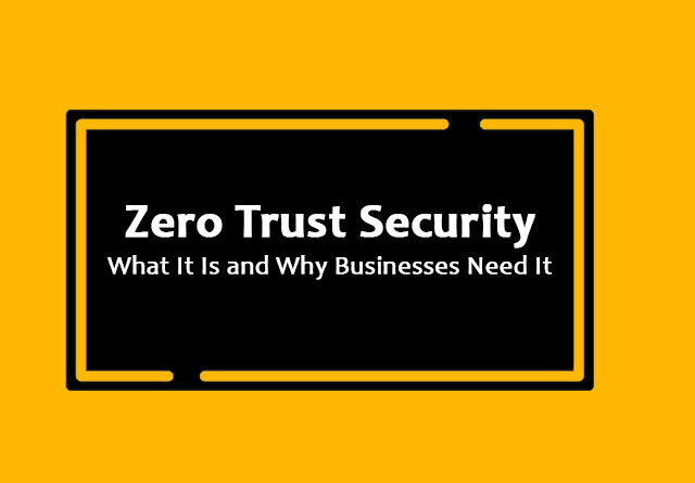 Zero Trust Security